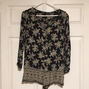 Black and White Romper